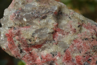 Natural Rhodonite Cobbed Specimens x 3 From Zimbabwe