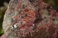 Natural Rhodonite Cobbed Specimens x 3 From Zimbabwe