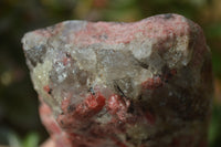 Natural Rhodonite Cobbed Specimens x 3 From Zimbabwe