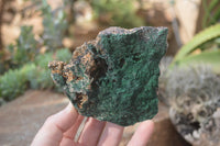 Natural Crystalline Malachite Specimens x 6 From Kasompe, Congo