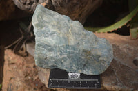 Natural Blue Aquamarine Cobbed Specimen x 1 From Angola