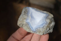 Natural Blue Lace Agate Specimens x 12 From Nsanje, Malawi