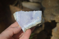 Natural Blue Lace Agate Specimens x 12 From Nsanje, Malawi