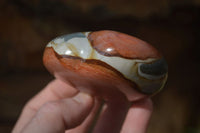 Polished Polychrome Jasper Gemstone Hearts x 6 From Madagascar