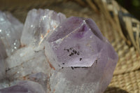 Natural Jacaranda Amethyst Clusters x 2 From Mumbwa, Zambia