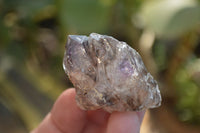 Natural Smokey Amethyst Crystals x 12 From Chiredzi, Zimbabwe