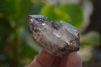 Natural Smokey Amethyst Crystals x 12 From Chiredzi, Zimbabwe