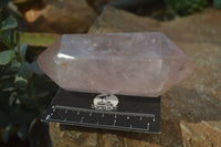 Polished Rose Quartz Double Terminated Crystals x 3 From Madagascar