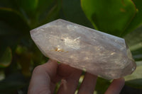 Polished Rose Quartz Double Terminated Crystals x 3 From Madagascar