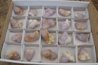 Natural Ametrine Spirit Quartz Crystals x 20 From Boekenhouthoek, South Africa