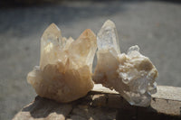 Natural Clear Quartz Clusters x 6 From Mpika, Zambia