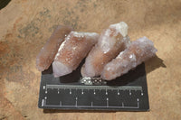 Natural Amethyst Spirit Quartz Clusters x 20 From Boekenhouthoek, South Africa