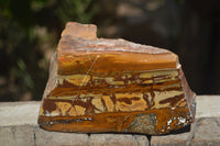 Polished On One Side Nguni Jasper Specimens x 2 From Prieska, South Africa