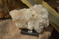 Natural White Quartz Cluster x 1 From Madagascar