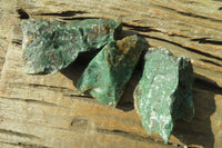 Natural Jade Cobbed Specimens x 12 From Swaziland