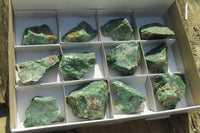 Natural Jade Cobbed Specimens x 12 From Swaziland