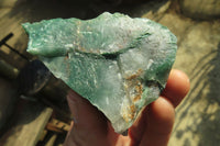 Natural Jade Cobbed Specimens x 12 From Swaziland