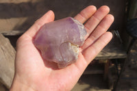 Natural Window Amethyst Crystals x 5 From Ambatondrazaka, Madagascar