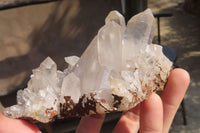 Natural Clear Quartz Clusters x 6 From Ambatofinandrahana, Madagascar