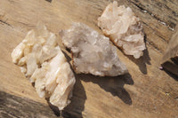 Natural Clear Quartz Clusters x 6 From Ambatofinandrahana, Madagascar