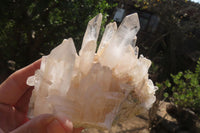 Natural Clear Quartz Clusters x 3 From Ambatofinandrahana, Madagascar