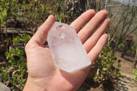 Polished Clear Quartz Points x 6 From Madagascar