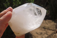 Polished Clear Quartz Points x 6 From Madagascar