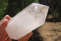 Polished Clear Quartz Points x 6 From Madagascar