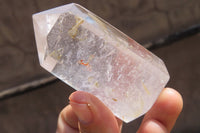 Polished Mixed Quartz Points x 4 From Madagascar