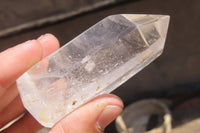 Polished Mixed Quartz Points x 4 From Madagascar