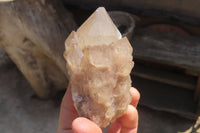 Natural Smokey Quartz Clusters x 6 From Luena, Congo