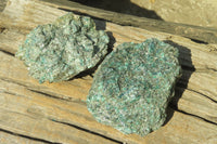 Natural Rare Emerald Mica In Matrix Cobbed Specimens x 2 From Mutoko, Zimbabwe