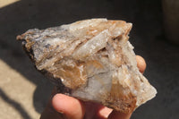 Natural Bladed Barite Specimens x 5 From Congo