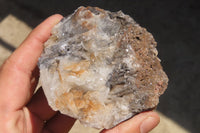 Natural Bladed Barite Specimens x 5 From Congo