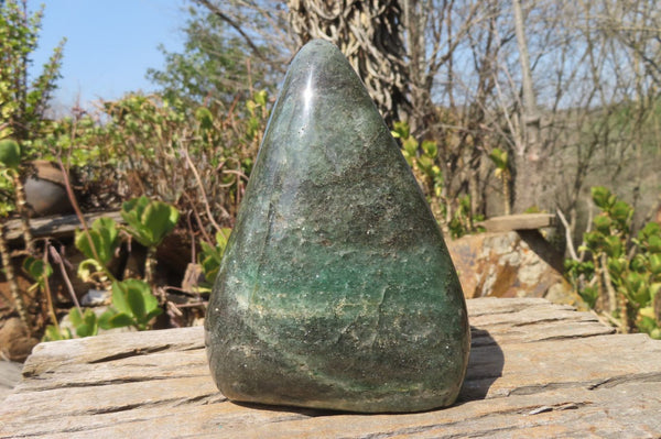 Polished Fuchsite Quartz Standing Free Form x 1 From Madagascar