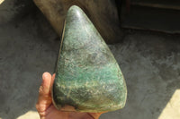 Polished Fuchsite Quartz Standing Free Form x 1 From Madagascar