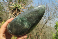 Polished Fuchsite Quartz Standing Free Form x 1 From Madagascar