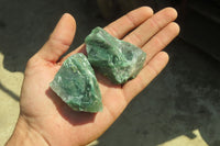 Natural Jade Cobbed Specimens x 35 From Swaziland