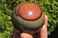 Polished Polychrome Jasper Spheres x 3 From Madagascar