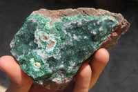 Natural Chrysocolla With Malachite & Salrose Dolomite Specimens x 4 From Congo