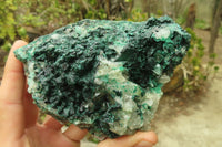 Natural Crystalline Malachite Specimens x 3 From Kasompe, Congo