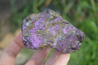 Natural Metallic Purpurite Cobbed Specimens x 5 From Erongo, Namibia