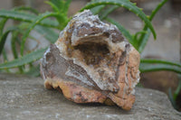 Natural Limonite Quartz Clusters x 4 From Solwezi, Zambia