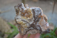 Natural Limonite Quartz Clusters x 4 From Solwezi, Zambia