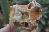 Natural Limonite Quartz Clusters x 4 From Solwezi, Zambia