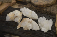 Natural Cascading Candle Quartz Clusters x 4 From Antsirabe, Madagascar