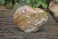 Polished Mixed Selection Of Jasper Hearts x 6 From Madagascar