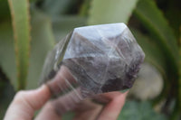 Polished Smokey Chevron Amethyst Point-Prism x 1 From Madagascar