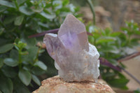 Natural Jacaranda Amethyst Clusters x 6 From Mumbwa, Zambia