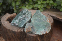 Natural Jade Cobbed Specimens x 24 From Swaziland